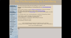 Desktop Screenshot of fischerpruefung-bayern.de
